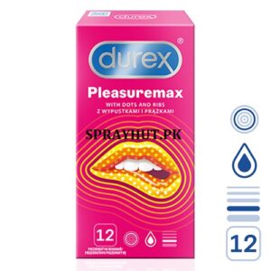 DUREX PLEASURE MAX CONDOMS (PACK OF 12) | ORIGINAL